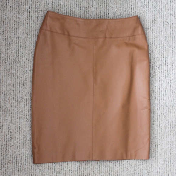 Fairweather Leather Skirt. - Picture 1 of 3